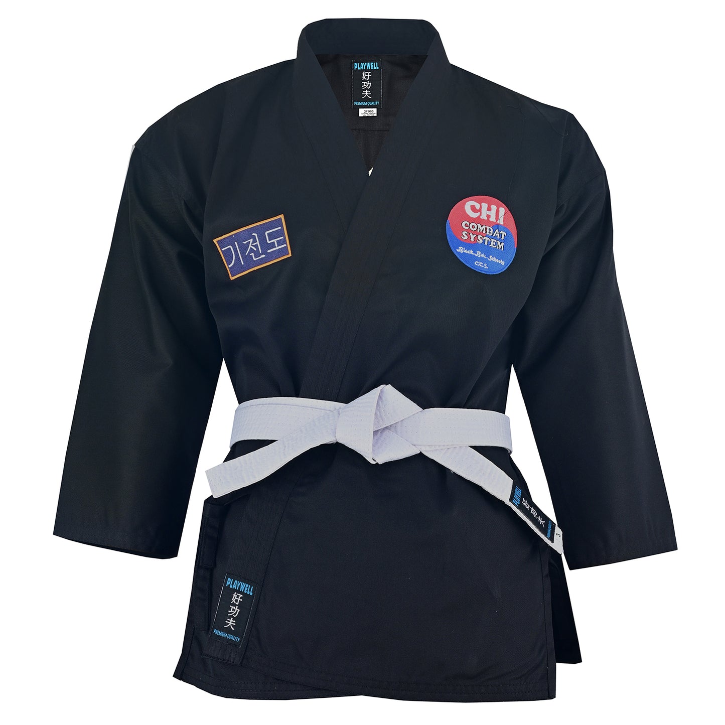 Official Chi Combat Black Instructors Uniform - 9oz