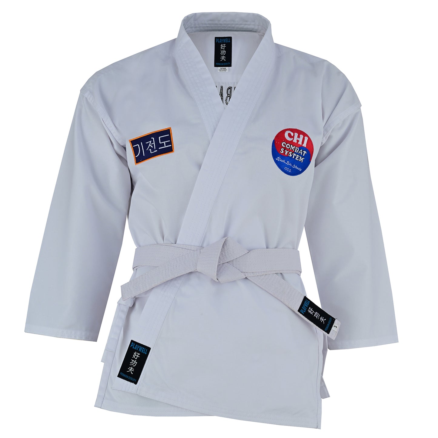 Official Kids Chi Combat White Students Uniform