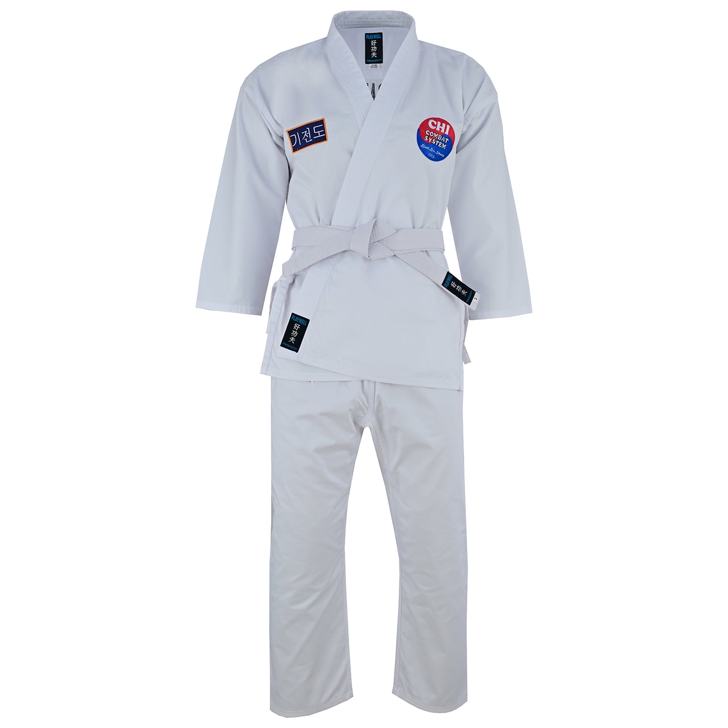 Official Kids Chi Combat White Students Uniform