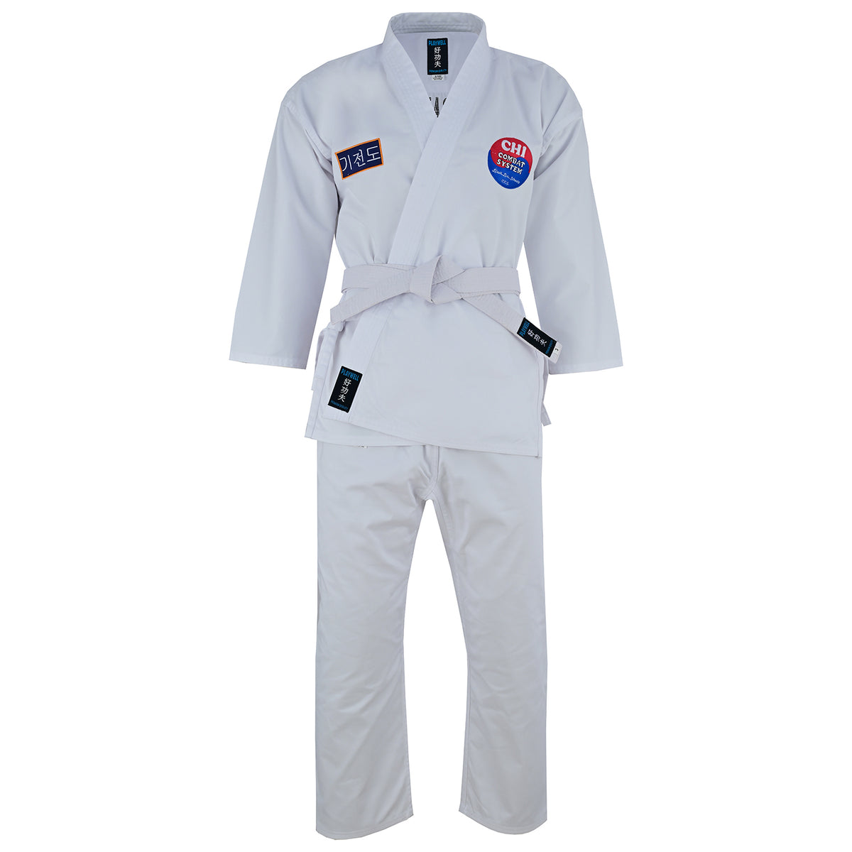 Official Kids Chi Combat White Students Uniform
