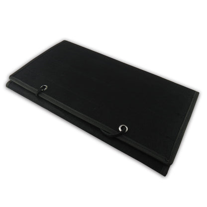 Standard Cloth Fabric Foldable Wall Mounted Belt Display - Black