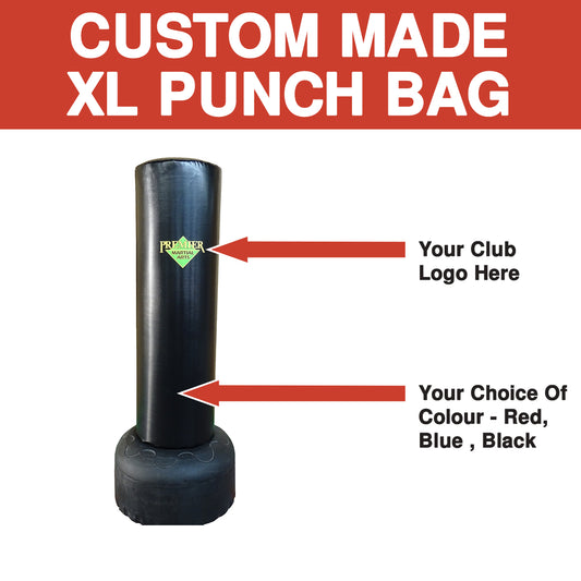 Custom Made  XL Freestanding Punch Bag Black