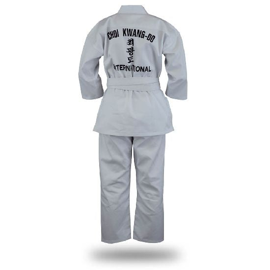 Official Kids Choi Kwang Do All White Students Uniform