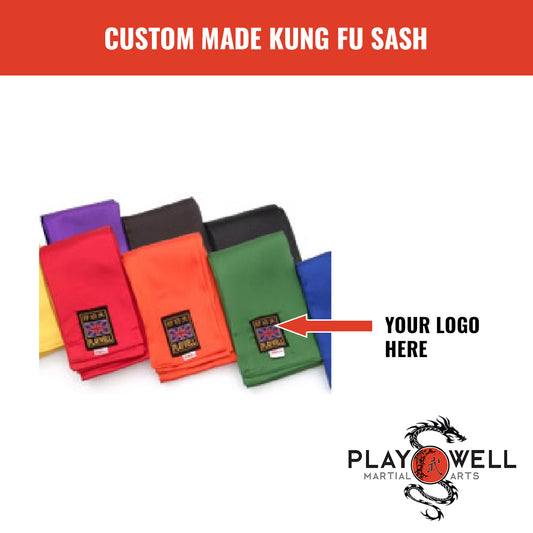 Custom Made Martial Arts Kung Fu Sashes   - Your Logo