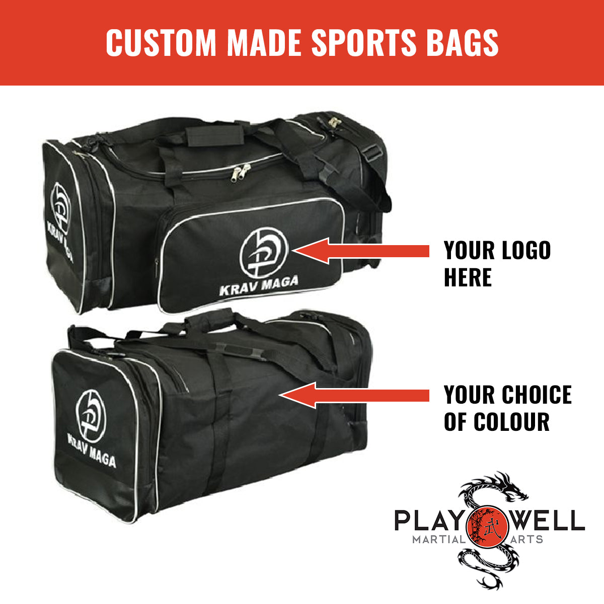 Custom Made Martial Equipment Sports Bag   -  Your Logo