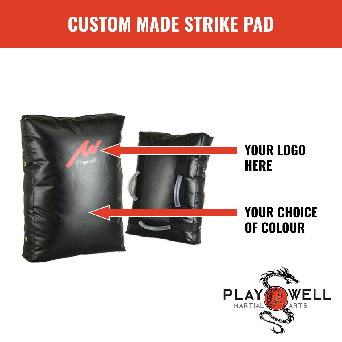 Custom Made Martial Loose Filled Shield  -  Your Logo