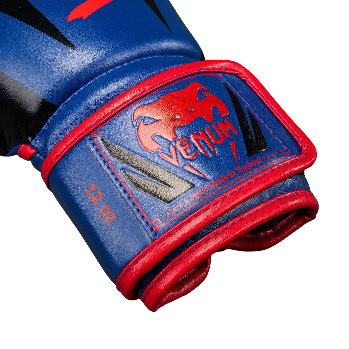 Venum Elite Boxing Gloves - Deep Blue/Red