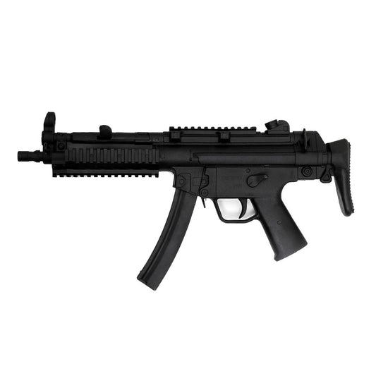 Realistic TP Rubber Sub Machine Training Gun : Black ( E432) 27"