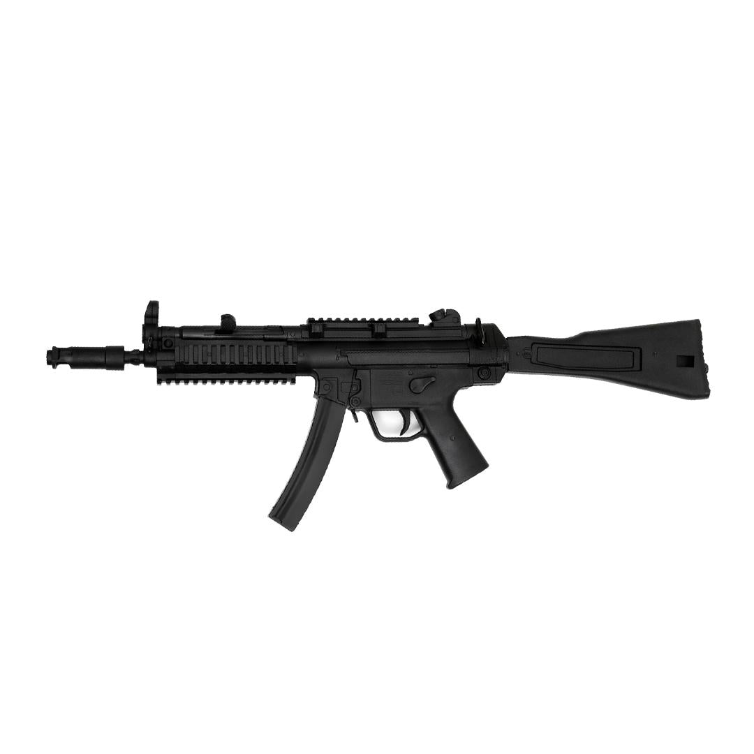 Realistic TP Rubber Sub Machine Training Gun : Black ( E433) 33"