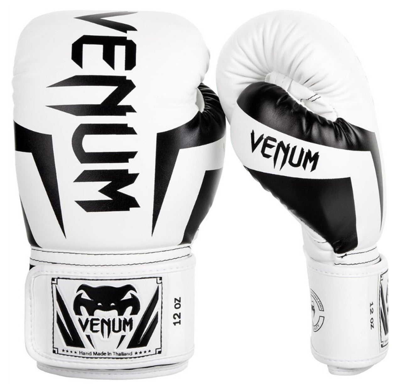 Venum Elite Boxing Gloves - White/Black