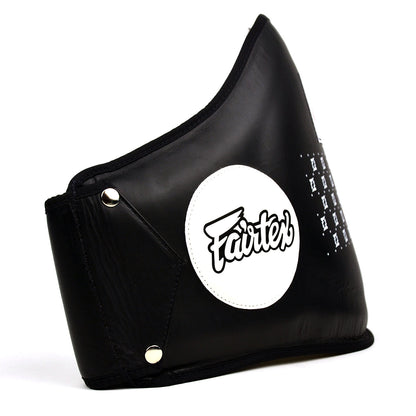 Fairtex BPV1 Leather Standard Belly Pad - All Black