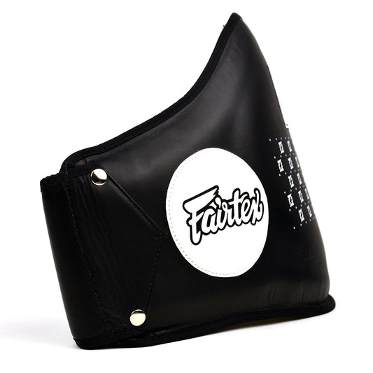 Fairtex BPV1 Leather Standard Belly Pad - All Black