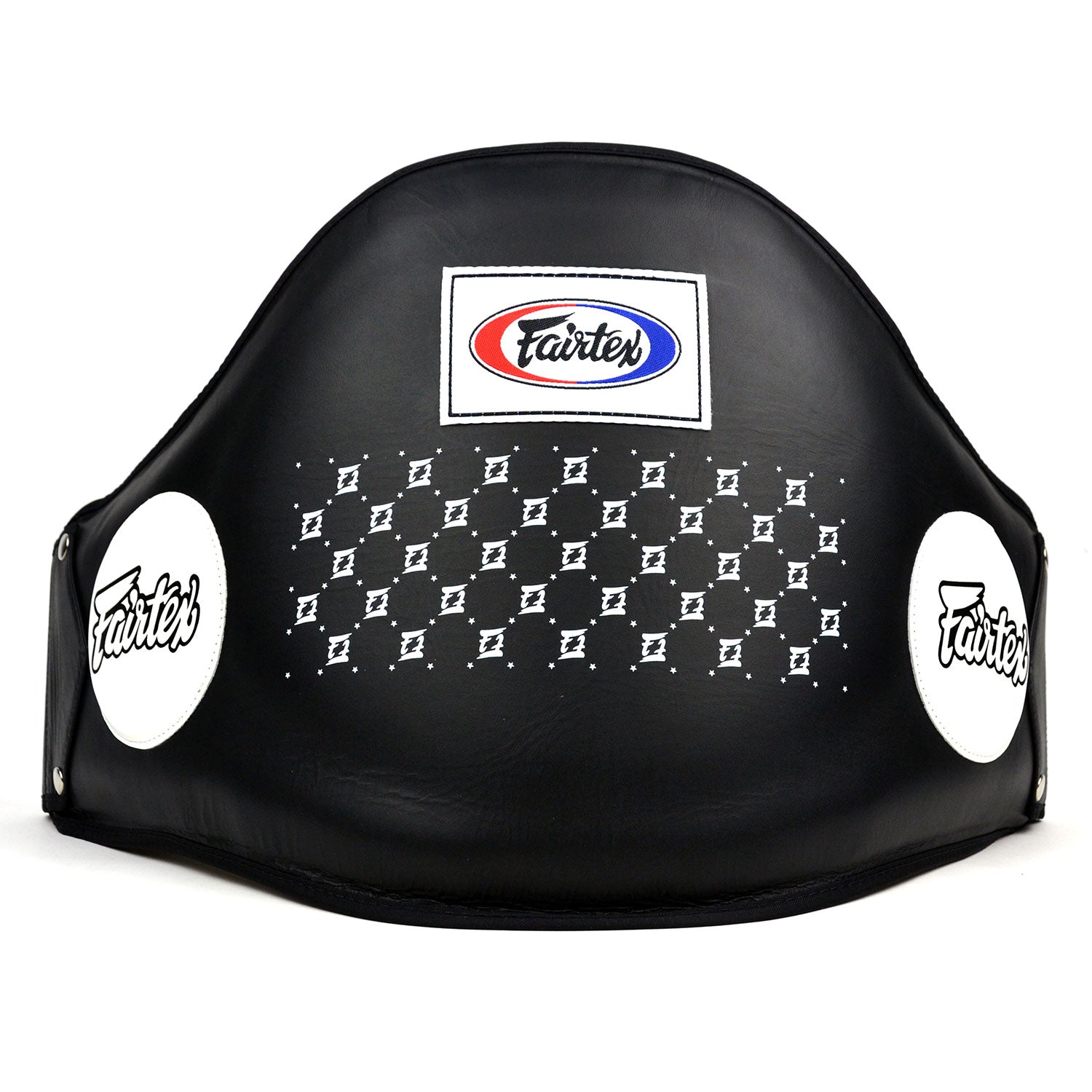 Fairtex BPV1 Leather Standard Belly Pad - All Black