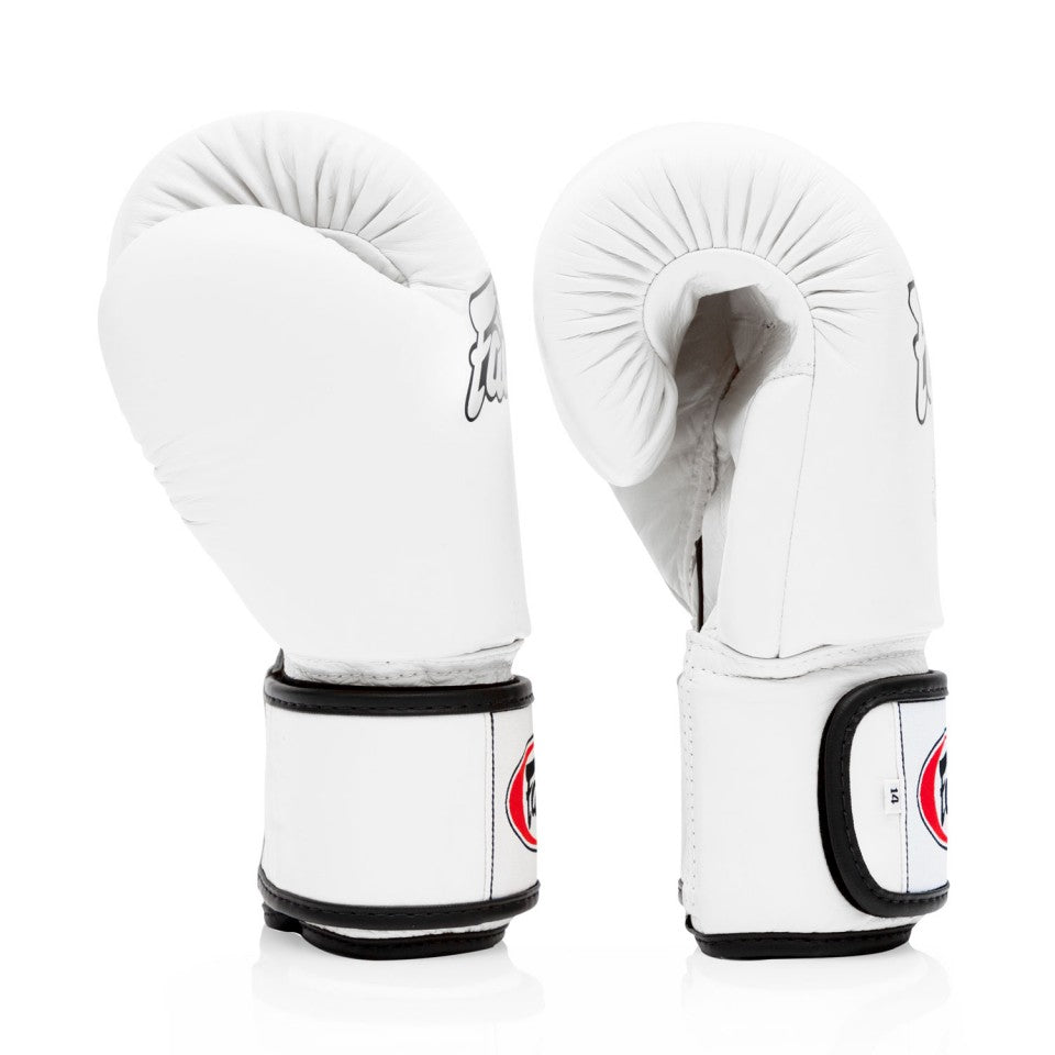 Fairtex BGV1 White Universal Leather Boxing Gloves