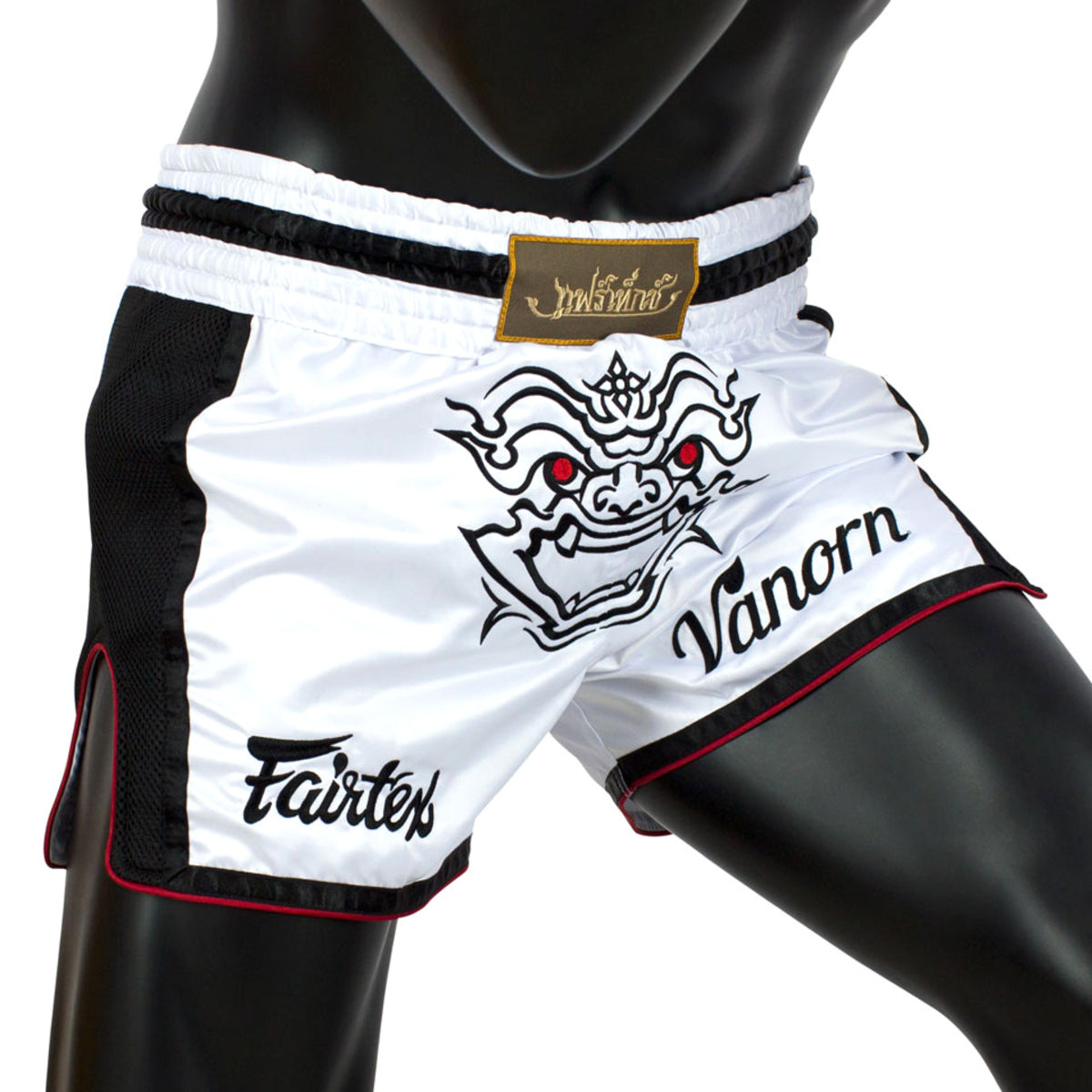 Fairtex Vanorn Slim Cut Muay Thai Shorts - White