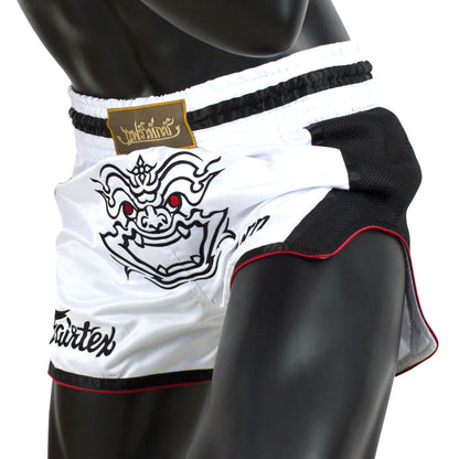 Fairtex Vanorn Slim Cut Muay Thai Shorts - White