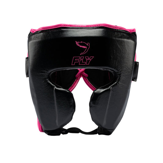 Fly Knight X Boxing Head Guard - Black/Pink