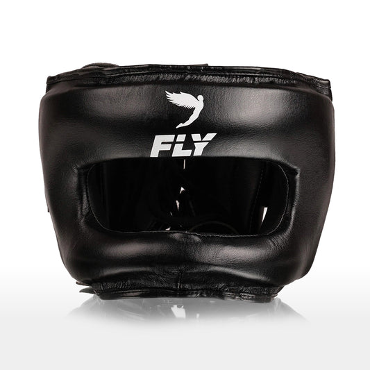 Fly Boxing Superbar Sparring Head Guard - Black