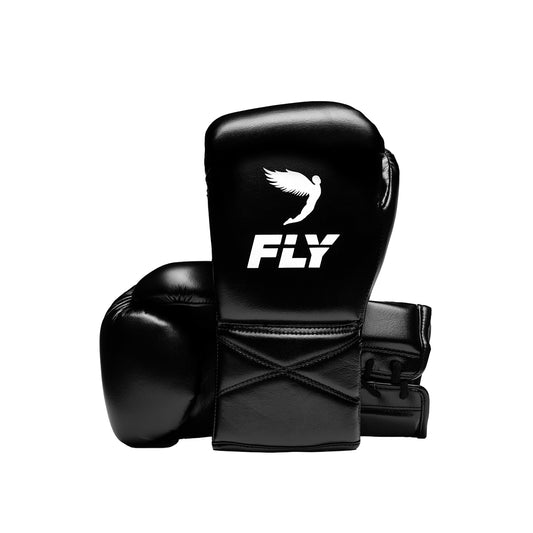 FLY Boxing Superlace X2 Sparring Gloves - Black