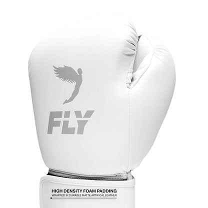 FLY Boxing Superloop Team  Sparring Gloves - White