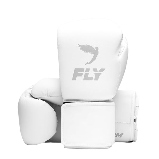 FLY Boxing Superloop Team  Sparring Gloves - White