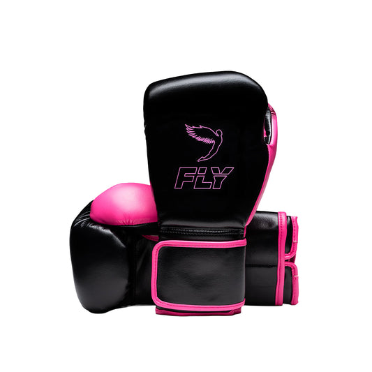 FLY Boxing Superloop X2 Sparring Gloves -Black/Pink