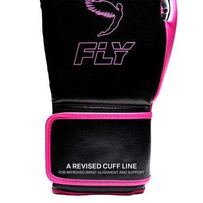 FLY Boxing Superloop X2 Sparring Gloves -Black/Pink