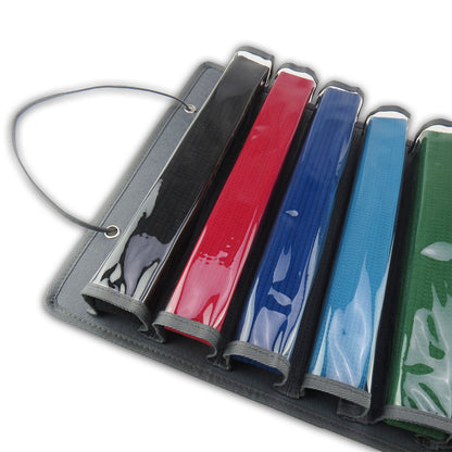 Standard Cloth Fabric Foldable Wall Mounted Belt Display - Grey