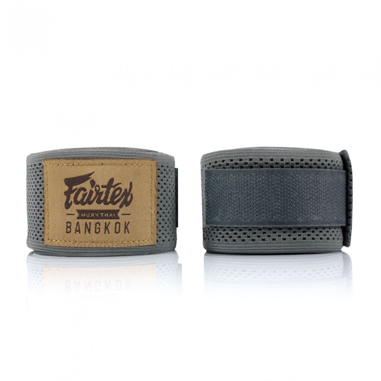 Fairtex Grey Mesh Hand Wraps  - 4.5M