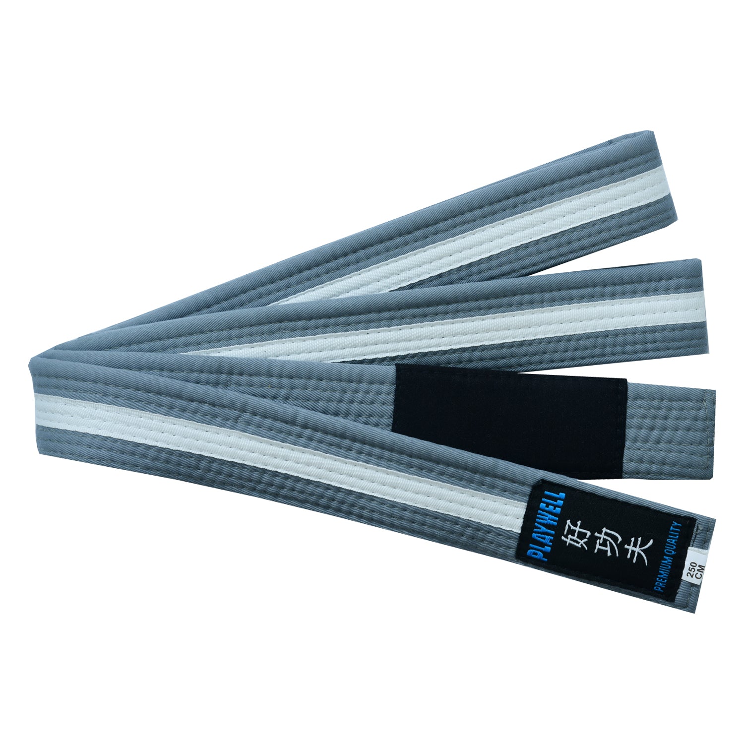 Childrens Grey Jiu Jitsu Belt - White Stripe