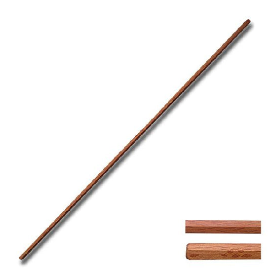 Bo Staff Straight Hexagonal Red Oak  - 60" - ( 5ft )