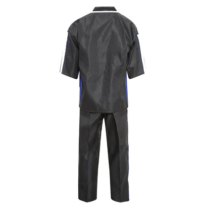 Elite Freestyle V-Neck Team Uniform - Black/Blue