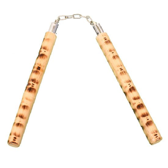 NR-076: Rattan Tiger Cane Nunchaku