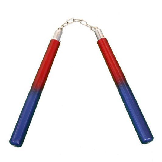 NR-046b: Graphite Nunchaku / BB: Red / Blue 14"