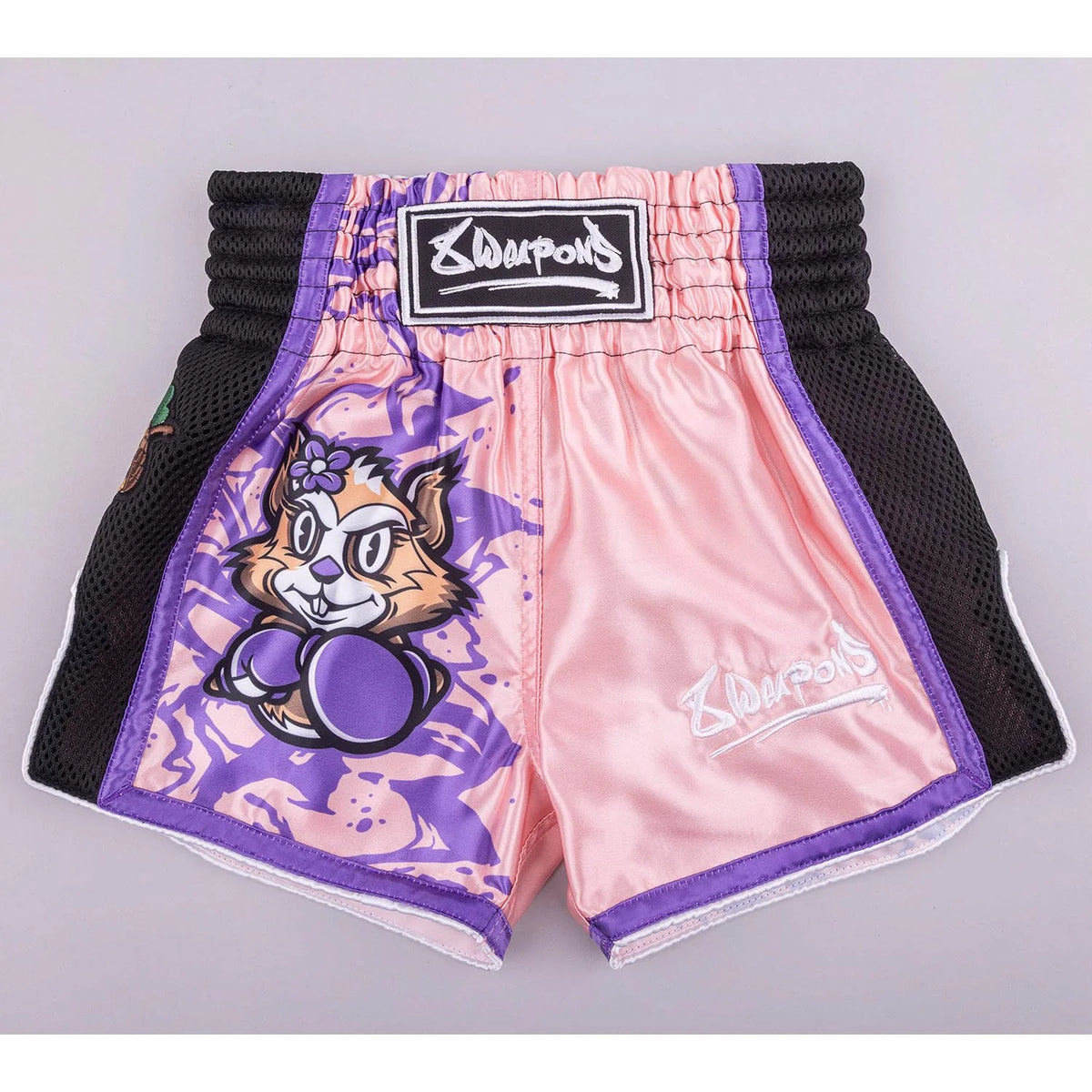 8 Weapons Kids Jenny Pink Muay Thai Shorts