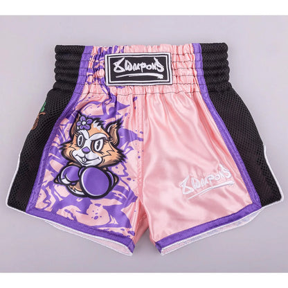 8 Weapons Kids Jenny Pink Muay Thai Shorts