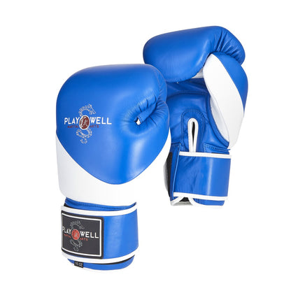 PMA K1 Series Leather Muay Thai Boxing Gloves & Shin Pads Set