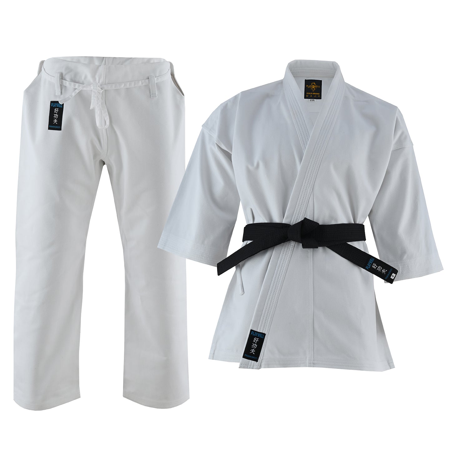 Karate Gold Brand Heavy Weight uniform Japanese Cut  - 16oz - PR