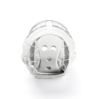 Kudo Adults White Padded Headguard: Full Mask  - NEW