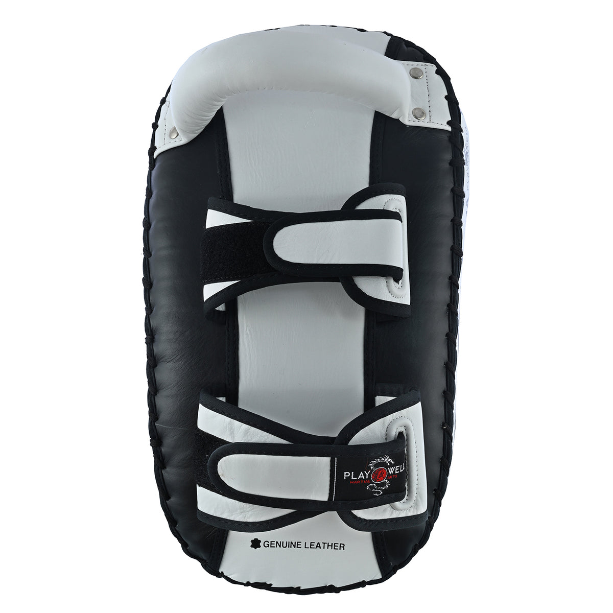Playwell Elite "Logos V2" Leather Curved Thai Pad - Pair