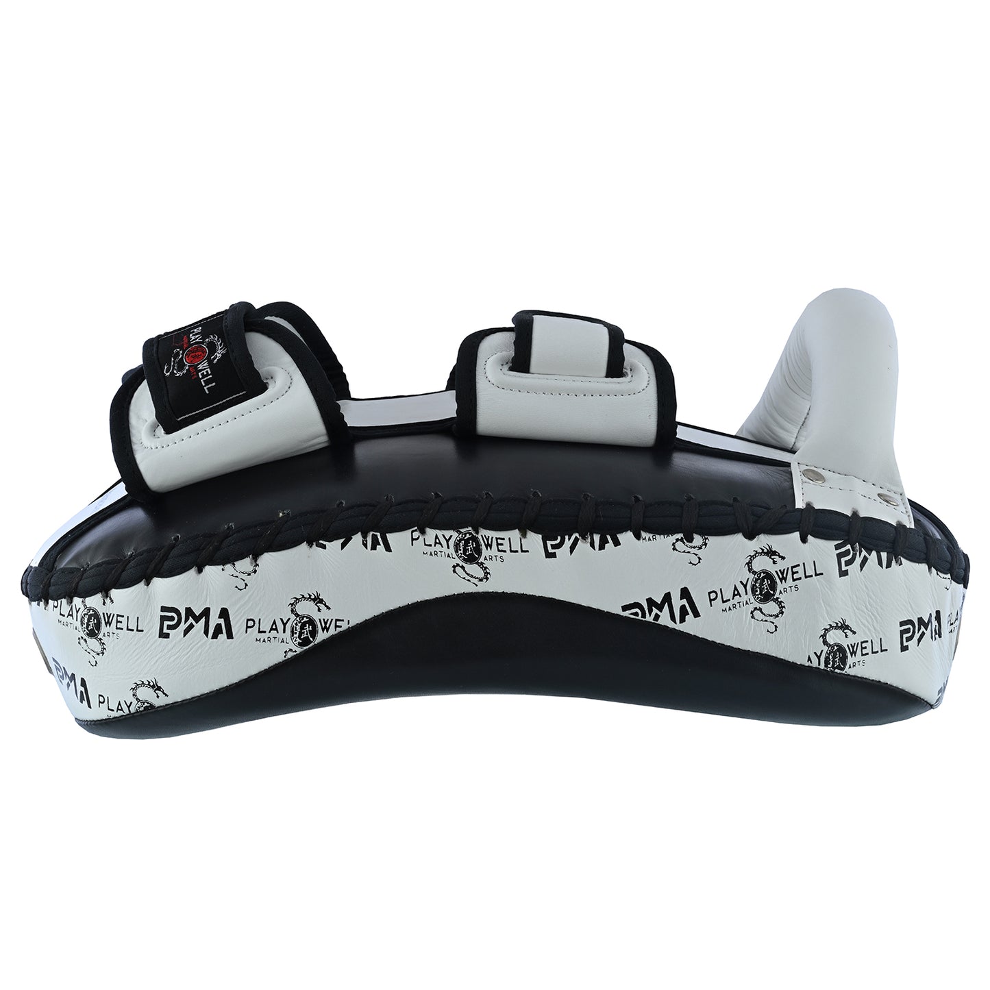 Playwell Elite "Logos V2" Leather Curved Thai Pad - Pair