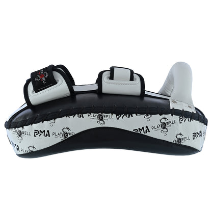 Playwell Elite "Logos V2" Leather Curved Thai Pad - Pair