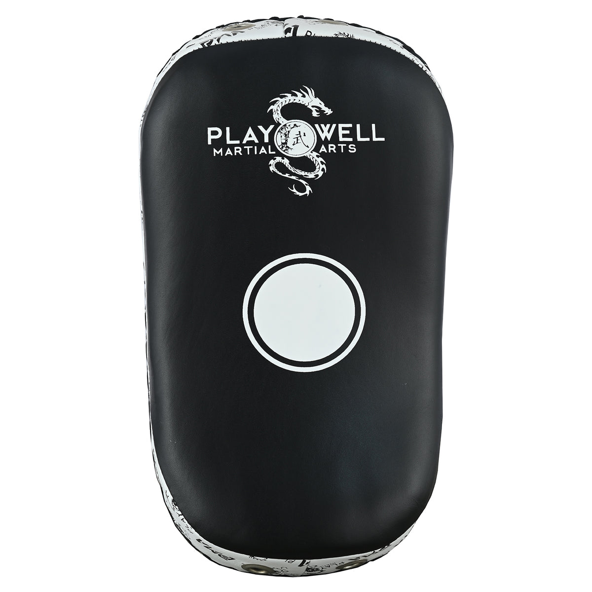 Playwell Elite "Logos V2" Leather Curved Thai Pad - Pair