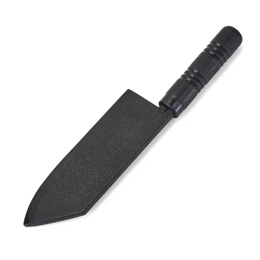 Black TPR Rubber Kitchen Meat Cleaver Knife V2 - 12.6"