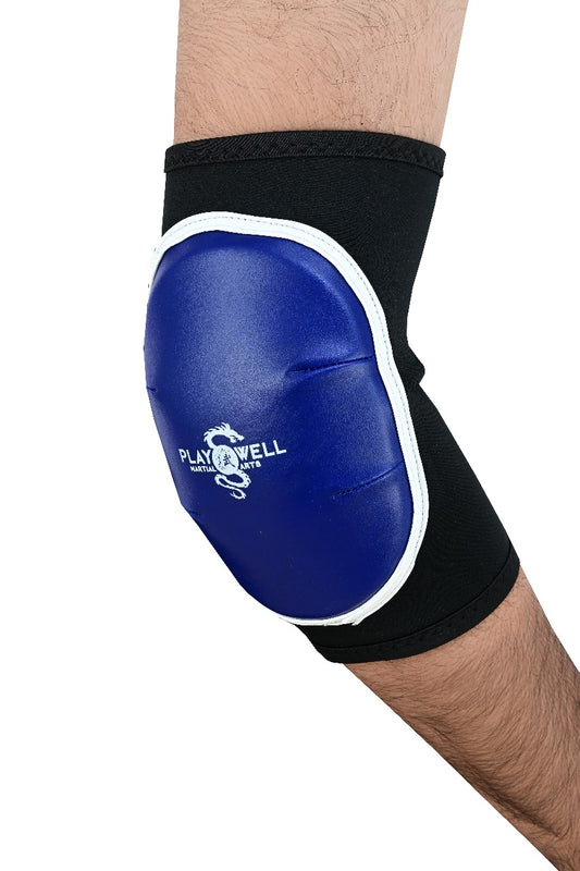 MMA /Muay Thai Full Contact Sparring Elbow pads - Black/Blue