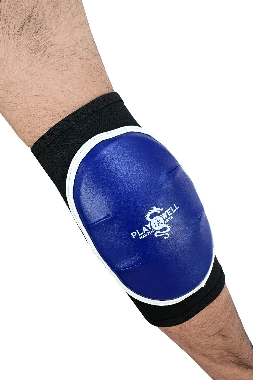 MMA /Muay Thai Full Contact Sparring Elbow pads - Black/Blue
