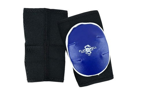 MMA /Muay Thai Full Contact Sparring Elbow pads - Black/Blue