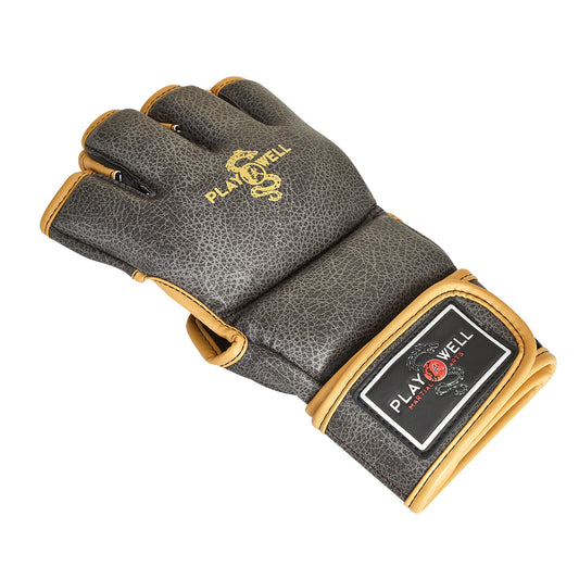 Playwell MMA "Vintage Series" 4oz Sparring Fight Gloves