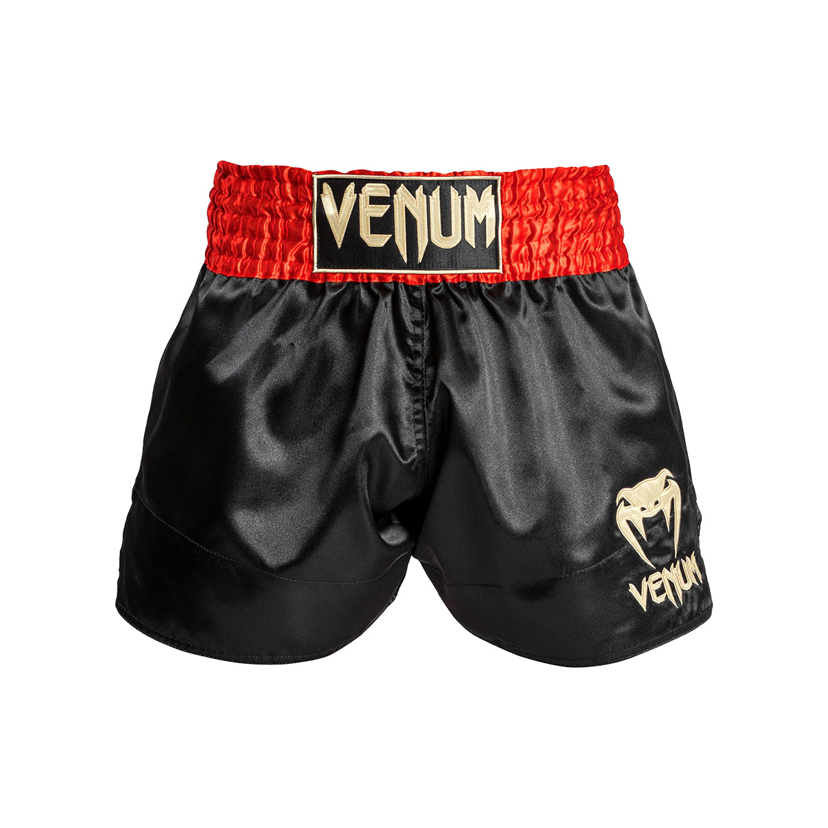 Venum Classic Muay Thai Shorts  -  Red/Black/Gold