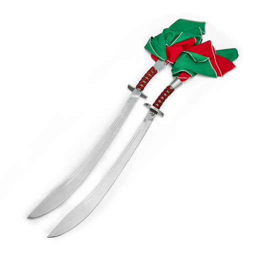 Aluminium Twin Double Broadsword - ( D477 ) - SPECIAL OFFER